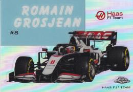 2020 Topps Chrome Formula 1 Haas F1 Romain Grosjean 1954 World on Wheels