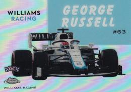 2020 Topps Chrome Formula 1 Williams Racing George Russell 1954 World on Wheels