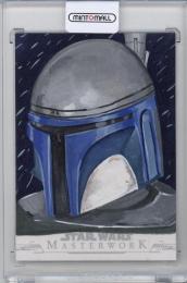 2019 TOPPS STAR WARS MASTERWORK  Boba Fett Sketch Card 【1/1】