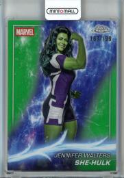 2025 Topps Chrome Marvel Studios She-Hulk Green Refractors #137【187/199】