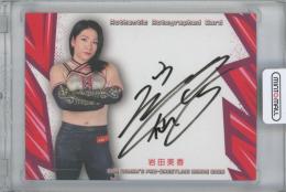 2025 BBM 女子プロレス / 岩田美香(センダイガールズ) 直筆サインカード 【086/100】