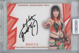 2025 BBM 女子プロレス / 藤田あかね(プロミネンス) 直筆サインカード 【044/100】