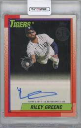 2025 TOPPS Update '90 Topps Autographs Black / RILEY GREENE(Detroit Tigers) 【03/10】
