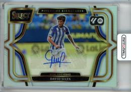 2025-26 Select La Liga   David Silva Pitchside Signatures #25 Auto Real Sociedad