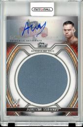 2021 Topps Undisputed WWE  Austin Theory Mat Relic Autograph 75/99