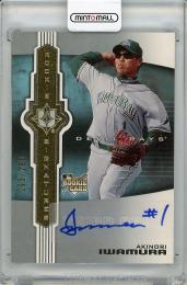 【裏面左下角若干白欠けあり】2007 UPPER DECK Ultimate Collection Akinori Iwamura Autograph (RC)【293/299】