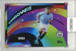 2024-25 TOPPS Manchester City Rodrigo RAINBOW FLICK