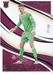 2020 Panini Immaculate Collection Burnley Nick Pope Base 27/99