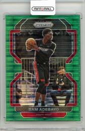 2021-22 PANINI Prizm Bam Adebayo Prizms Green Pulsar #228【09/25】 Miami Heat