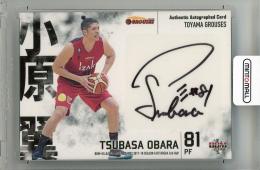 BBM×B.LEAGUE 2017-18 FAST BREAK 2nd Half 小原翼 直筆サインカード ヨコ版【02/80】 富山グラウジーズ