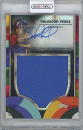 2023 TOPPS World Baseball Classic Relic Autographs Black Diffractors / SALVADOR PEREZ(Venezuela) 【07/10】