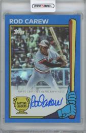 2024 TOPPS Archives '90 Batting Leaders Autographs Blue Foilboard / ROD CAREW(Minnesota Twins) 【17/25】