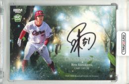 2026 BBM ベースボールカード 1STバージョン 平川蓮 クロス直筆サインカード【09/10】 広島