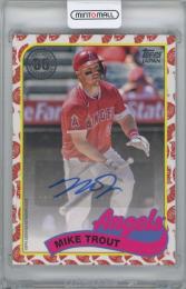 2024 TOPPS Japan Edition '89 Topps Koi Fish Autographs / MIKE TROUT(Los Angeles Angels) 【19/25】