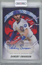 2025 TOPPS Toyko Series World Tour Domination Autographs / DANSBY SWANSON(Chicago Cubs) 【38/50】