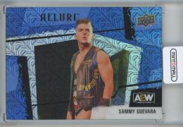 2022 Upper Deck Allure AEW All Elite Wrestling Sammy Guevara Base Horizontal/Blue Parallel/#108【13/35】