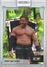 2022 Upper Deck Allure AEW All Elite Wrestling Buddy Matthews Base/Die-Cuts/#97