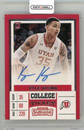 2017-18 PANINI Contenders Draft Picks Kyle Kuzma #108 AU RC University of Utah