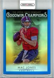 2021 Upperdeck Goodwin Champions  Mac Jones Blue #MJ