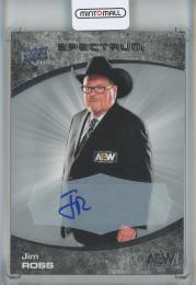 2021 Upper Deck AEW Spectrum All Elite Wrestling Jim Ross Base Autographs/#67