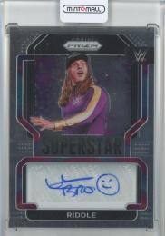 2022 Panini Prizm WWE Wrestling Riddle Superstar Signatures