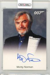 2014 RITTENHOUSE James Bond Archives Monty Norman L (Composer) Full Bleed Autographs #NNO movie