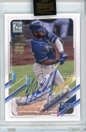 2022 TOPPS Archives Signature Series Randy Arozarena Autograph (2021 Series2 #600)【72/99】 Tampa Bay Rays