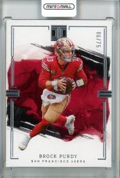 2023 Panini Impeccable Football Brock Purdy #99【6/75】 San Francisco 49ers