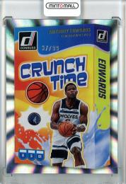 2024-25 Panini Donruss  Anthony Edwards Crunch Time Holo Laser #15【37/99】 Minnesota Timberwolves