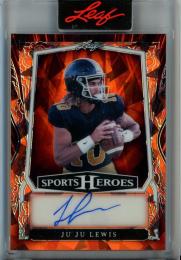 2025 Leaf Sports Heroes JU JU Lewis Auto #BA-JL2【3/6】