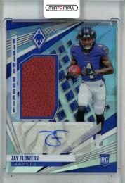 2023 Panini Phoenix Zay Flowers Rising Rookie Material Signatures Football #9  Auto【14/99】 Baltimore Ravens