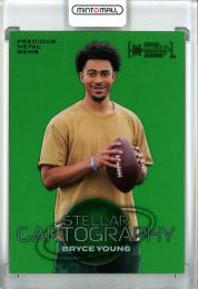 2024 Upper Deck Metal Universe Champions Bryce Young Precious Metal Gems Green #117【7/10】《※白かけあり》