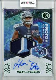2022 Panini Elements Treylon Burks Proton Patch Autographs Neon #6【4/5】 Tennessee Titans