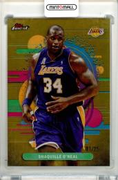 2025-26 Topps Finest Shaquille O'Neal #194 Base – Uncommon Gold Parallel【01/25】【1stナンバー】 Lakers