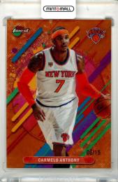 2025-26 Topps Finest Carmelo Anthony #297 Base – Rare Orange Parallel【06/15】 Knicks