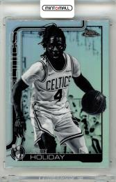 2025-26 Topps Chrome Basketball Jrue Holiday #46 Base Refractors Negative Parallel Celtics