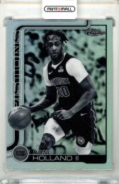 2025-26 Topps Chrome Basketball Ronald Holland Ⅱ #16 Base Refractors Negative Parallel Pistons