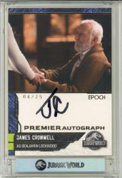 2026 EPOCH JURASSIC WORLD TRADING CARDS : SIGNATURE COLLECTION Benjamin Lockwood #PA-BL PREMIER AUTOGRAPH 金箔版【04/25】