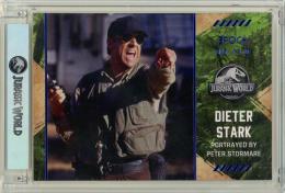 2026 EPOCH JURASSIC WORLD TRADING CARDS : SIGNATURE COLLECTION Dister Stark #21 REGULAR CARD 青箔版【05/10】