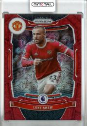 2021-22 Panini Prizm Premier League Soccer Luke Shaw Base/Red Mojo Prizms/#274【066/159】 Manchester United