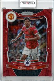 2021-22 Panini Prizm Premier League Soccer Raphael Varane Base/Red Mojo Prizms/#276【103/159】 Manchester United