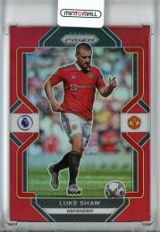 2022-23 Panini Prizm Premier League Soccer Luke Shaw Base/Red Prizms/#76【026/149】 Manchester United