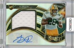 2020 PANINI Select Jumbo Rookie Signature Swatches Prizm A.J. Dillon Green Bay Packers 【66/99】