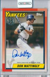 2025 Topps Series1 	Don Mattingly	Autographs 直筆サインカード