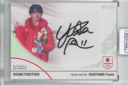 2024 TEAM JAPAN オフィシャルトレーディングカード WINTER OLYMPIANS 鍵山 優真 直筆サインカード/ホログラムA版/#AU-KY【20/55】