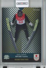 2024 TEAM JAPAN オフィシャルトレーディングカード WINTER OLYMPIANS 渡部 善斗 スペシャルインサートカード/ホワイト/#GEM-14【6/8】