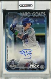 2024 Topps Pro Debut Jordan Beck Autographs