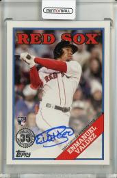 2023 Topps Update Enmanuel Valdez 1988 Topps Baseball Autographs Boston Red Sox