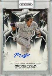 2025 Topps Series 1 Michael Toglia Baseball Stars Autographs Colorado Rockies