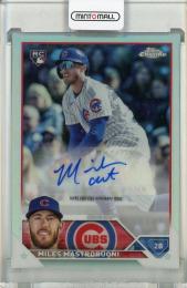2023 Topps Chrome Update Miles Mastrobuoni Autograph Refractors【018/499】 Chicago Cubs